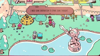 The Plucky Squire screenshot showing its hand-drawn-style world.